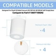 thumbnail image 2 of AirClean 4 Pack 3.7" High Replacement Base Pre-Motor Foam Filters Compatible with Shark IQ Robot Vacuum R101AE RV1001AE UR1005AE Self-Empty Base, 2 of 7