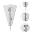 thumbnail image 3 of SHISUYAN 2pcs Cone Shaped Rain Gauge Plug Measuring Cup Transparent Rainfall Gauge, 3 of 8