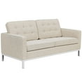 thumbnail image 2 of Modway Loft Upholstered Fabric Loveseat, Multiple Colors, 2 of 4