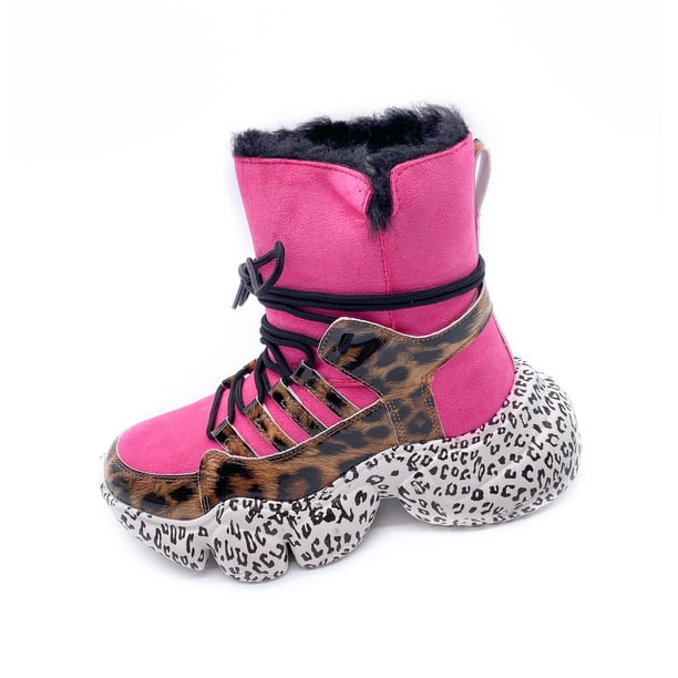 Tenis Sneakers Casual para Dama Hanna MX Leo Pink Snake