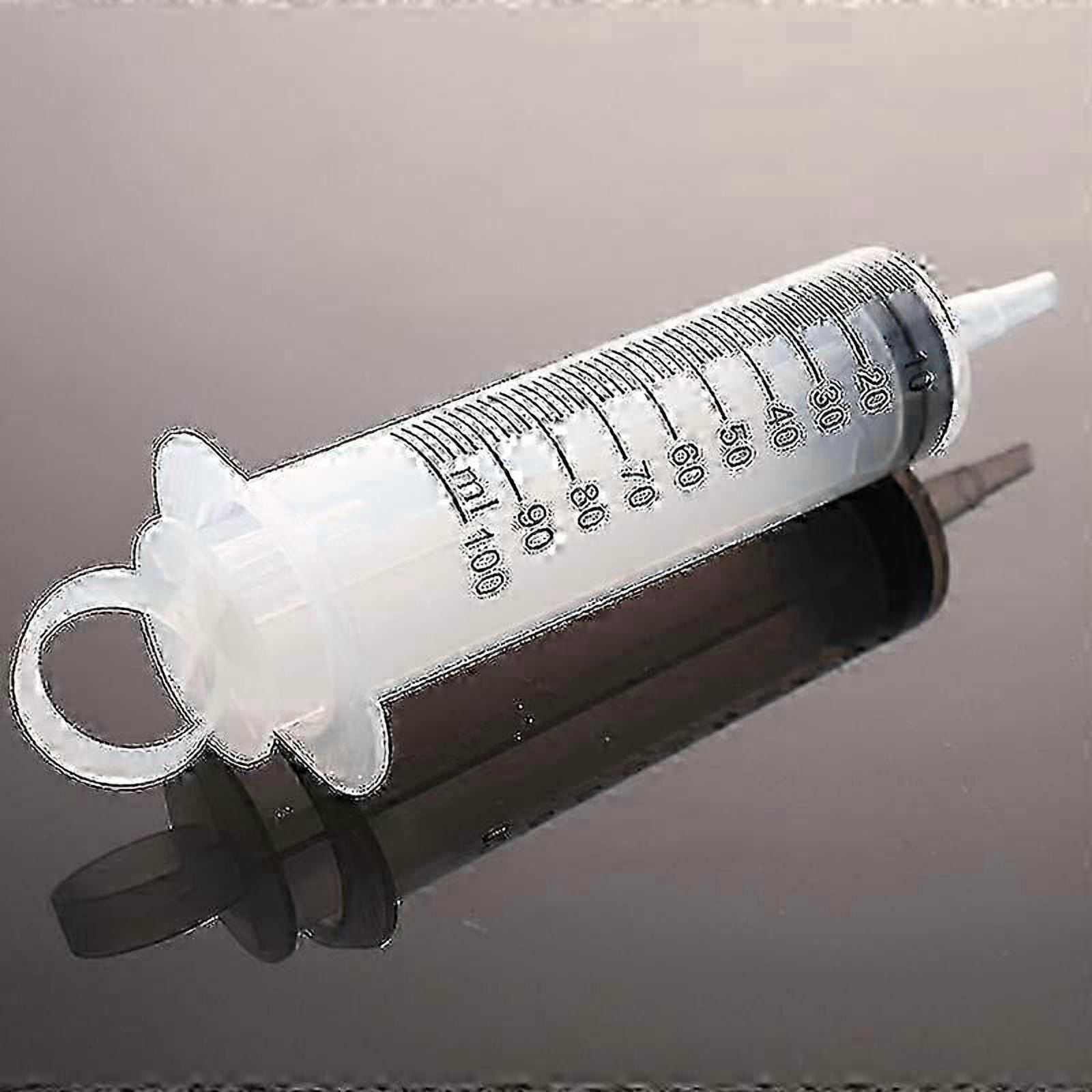 100ml Large Syringe Reusable Pump with 1m Tube for Feeding Measuring