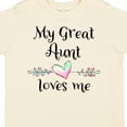 thumbnail image 4 of Inktastic My Great Aunt Loves Me Heart Boys or Girls Toddler T-Shirt, 4 of 5