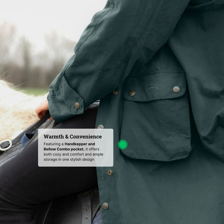 RESISTANCE Premium Oilskin Duster Jacket, Waterproof Cotton RESISTANCE Premium Oilskin Duster Jacket, Waterproof Cotton
