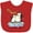 Red, variant on Inktastic My Aunt Loves Me Penguin Boys or Girls Baby Bib