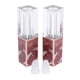 thumbnail image 4 of Paquete de 2 tubos de brillo - Tarros de plástico vacíos y recargables Recipiente para lápiz - Soporte para bálsamo 02 Macarena Envase vacío del tubo del brillo de labios, 4 of 8