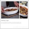 thumbnail image 2 of Ceramic Baking Pan Restaurant Baking Dish Oval Baking Dish Kitchen Ceramic Bakeware, 2 of 8
