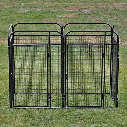 X2 K9 Kennel Store Multiple 4' X 6' Dog Kennel-Run Full Stalls