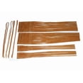 thumbnail image 1 of Indian Chief Handlebar Grip Cover Fringe Tassel Genuine Tan Leather, 1 of 5