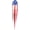 Patriot, variant on In the Breeze 3348 — 22" Jellyfish Ripstop Fabric Fiberglass Frame Dragon Kite, 8 Tails