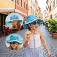 thumbnail image 2 of Youth-Bucket-Hat for Boys Girls,Kids Summer Solid-Cotton Sun-Beach-Hat Teens Baby Sun Hat Sun Protective Toddler Bucket Hat Summer Kids Beach Hats Wide Brim Outdoor Play Hat, 2 of 9