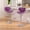 Purple, variant on Modern Adjustable Bar Stools Set of 2, PU Leather Upholstered Swivel Counter Stools, Counter Height Bar Stools with Back & Footrest For Kitchen Island Pub Dining Room(White)
