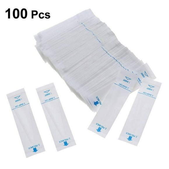 Trayknick 100Pcs/Set Probe Covers Disposable Clean Keeping Protective Digital Thermometer Film Sleeve for Daycare Center White