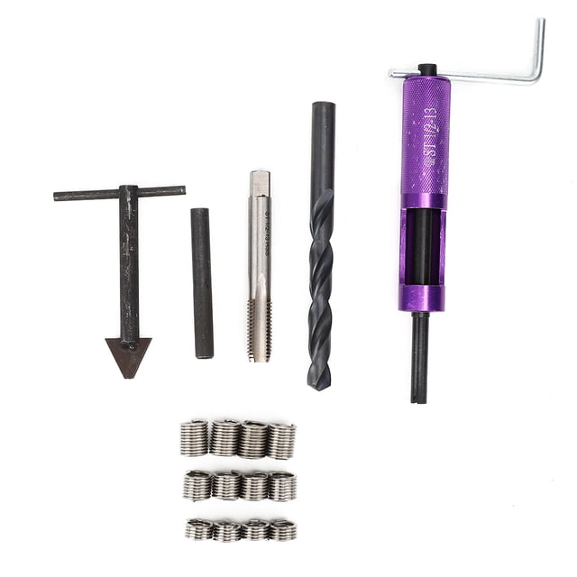 Inserto Roscado, Herramienta Manual No Tóxica, Carpintería De Alta Precisión Y Alta Dureza Para Mantenimiento Mecánico Industrial Doméstico LHCER 1/2in-13