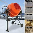 Oarlike 4/5HP Electric Concrete Cement Mixer 5 Cu Ft Mortar Mixing