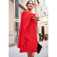 thumbnail image 2 of Avenue Women's Plus Size Nina Cape Dress, 2 of 2