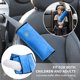 thumbnail image 2 of Juego de 2 piezas de almohada para cinturón de seguridad para niños Brillar Almohada de viaje azul, 2 of 5
