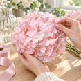 thumbnail image 6 of Clearance Under $1 Artificial Hydrangea Heads, Dense Realistic Flower Heads for DIY Arrangements, Light Pink, 6 of 6