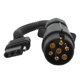 thumbnail image 5 of Enchufe De Conversión De Remolque, Enchufe Adaptador De Remolque Estable Y Seguro Ampliamente Utilizado De 7 Pines A 4 Pines Redondo De La UE A EE. UU. Plano Para RV, 5 of 7