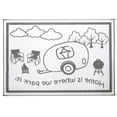 thumbnail image 6 of Ming’s Mark RV Home Outdoor Mat, “Home Is Where We Park It”, Black/White, 8’ x 11’, Reversible, 6 of 6