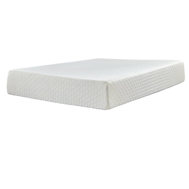 Signature Design By Ashley Chime 12" Memory Foam Queen Mattress White