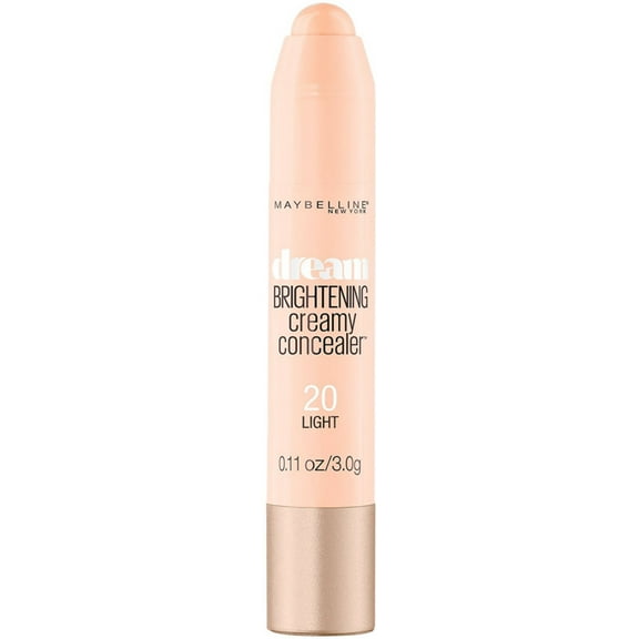 Maybelline Dream Brightening Creamy Concealer, 20 Light, 0.11 oz.