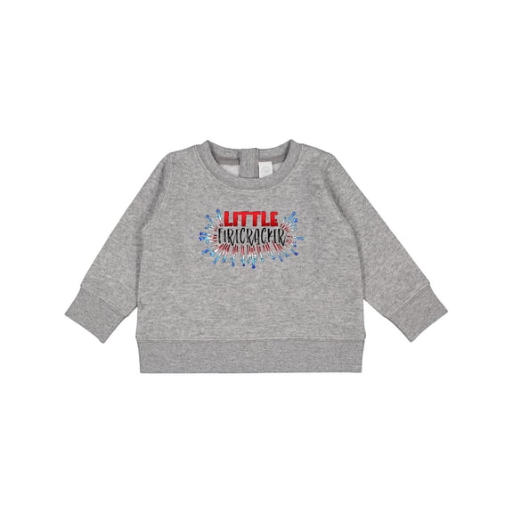 Inktastic Little Firecracker Fourth of July Baby Sweatshirt