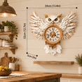 3D Wooden Puzzle Clock Model Kit, Snowy Owl Design, Adult Assembly ...