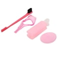 thumbnail image 4 of Aplicador de protector de máscara, juego de 4 brochas para cejas, cepillo de limpieza facial, rendimiento sólido, 4 of 5