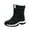 Dark Gray, variant on Women's Waterproof Winter Snow Boots Warm Lace up Fleece Lined Walking Mid-Calf Booties(Dark Gray,6)
