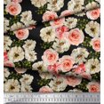 thumbnail image 3 of Soimoi Cotton Duck Fabric Ranunculus with Bunch Floral Decor Fabric Printed Yard 42 Inch Wide, 3 of 3
