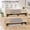 Maple, variant on 2 Pack Pink Monitor Riser 20L Inch, Cute Wooden Desktop Stand with Storage Organizer for Office PC, Laptop, Printer, Screen Elevation