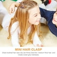 thumbnail image 3 of TABLZONE Metal Mini Clip Crystal Hairpin Pink 10Pcs, 3 of 5