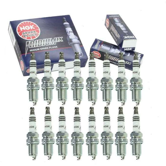 16 pc NGK Iridium IX Spark Plugs compatible with Mercedes-Benz CLK500 5.0L V8 2003-2006