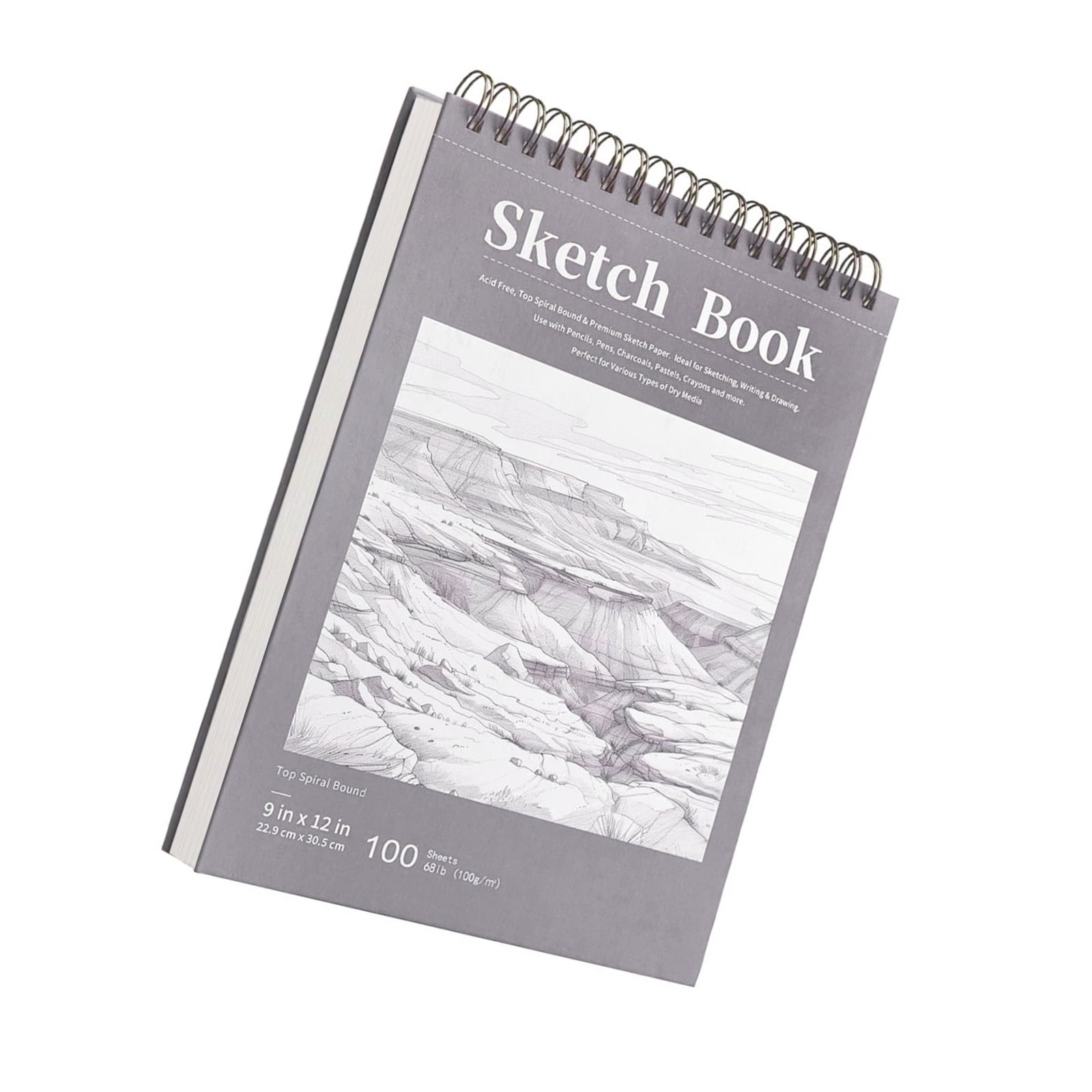 Art Sketchbooks Smooth Paper Not Bleed Drawing Book Light Weight Strong Binding Friendly Materials Art Pad For Artist
