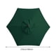 thumbnail image 2 of [2 7 M/6 Huesos Verde Oscuro] Funda para Patio Exterior Tela Poliéster para Protector Solar Repuesto Y Tela Impermeable Tela para Columna Central Jardín (2 7 M 6 Huesos Verde Oscuro), 2 of 9