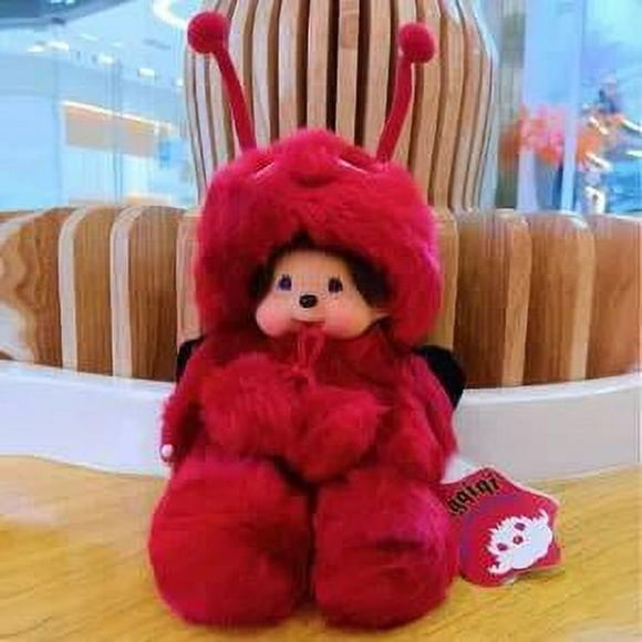 Cartoon Monchhichi Coccinelle Cosplay Peluche Poupée Kawaii Doux Peluche Poupée Jouet pour les Enfants 20cm Noël Anniversaire Cadeau Meilleur Cadeau Décoration de Voiture à la Maison