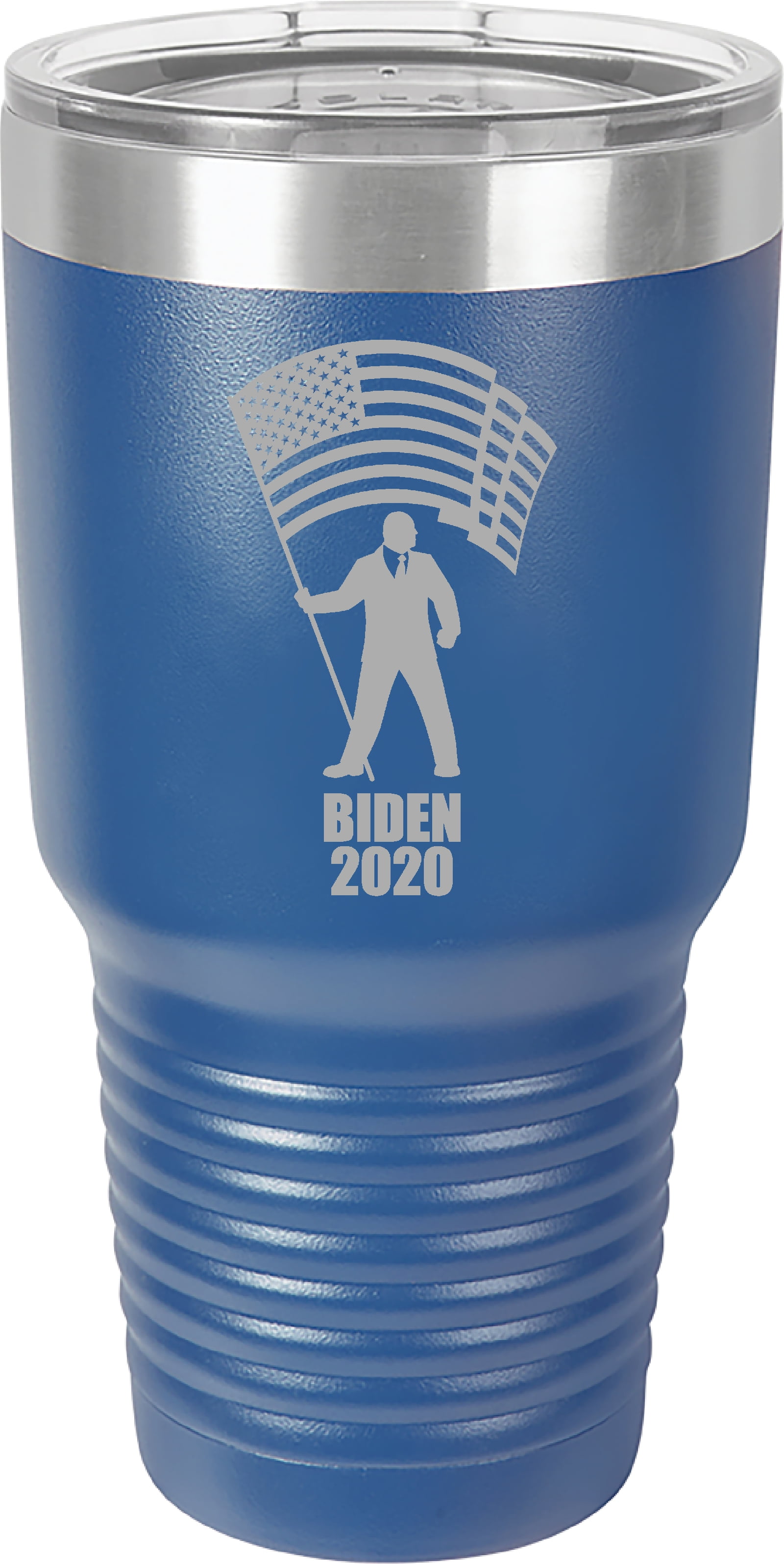 Silver or White TRUMP 2020 Stainless Steel 30 oz Insulated Double Wall Tumbler 