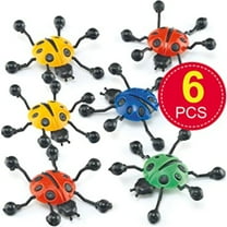 KEINXS Window runners – Ladybird – Toy for Children as Party Bags and Prize at Children's Birthday – Pack of 6