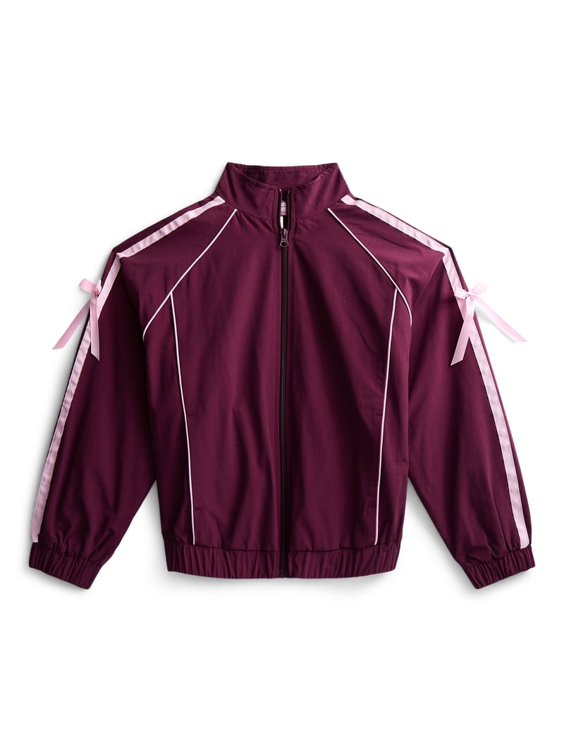 Weekend Academy Girls Bow Track Jacket, Sizes 4-18 - Walmart.com