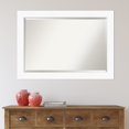 thumbnail image 4 of Amanti Art Beveled Bathroom Wall Mirror - Cabinet White Frame Outer Size: 41 x 29 in, 4 of 5