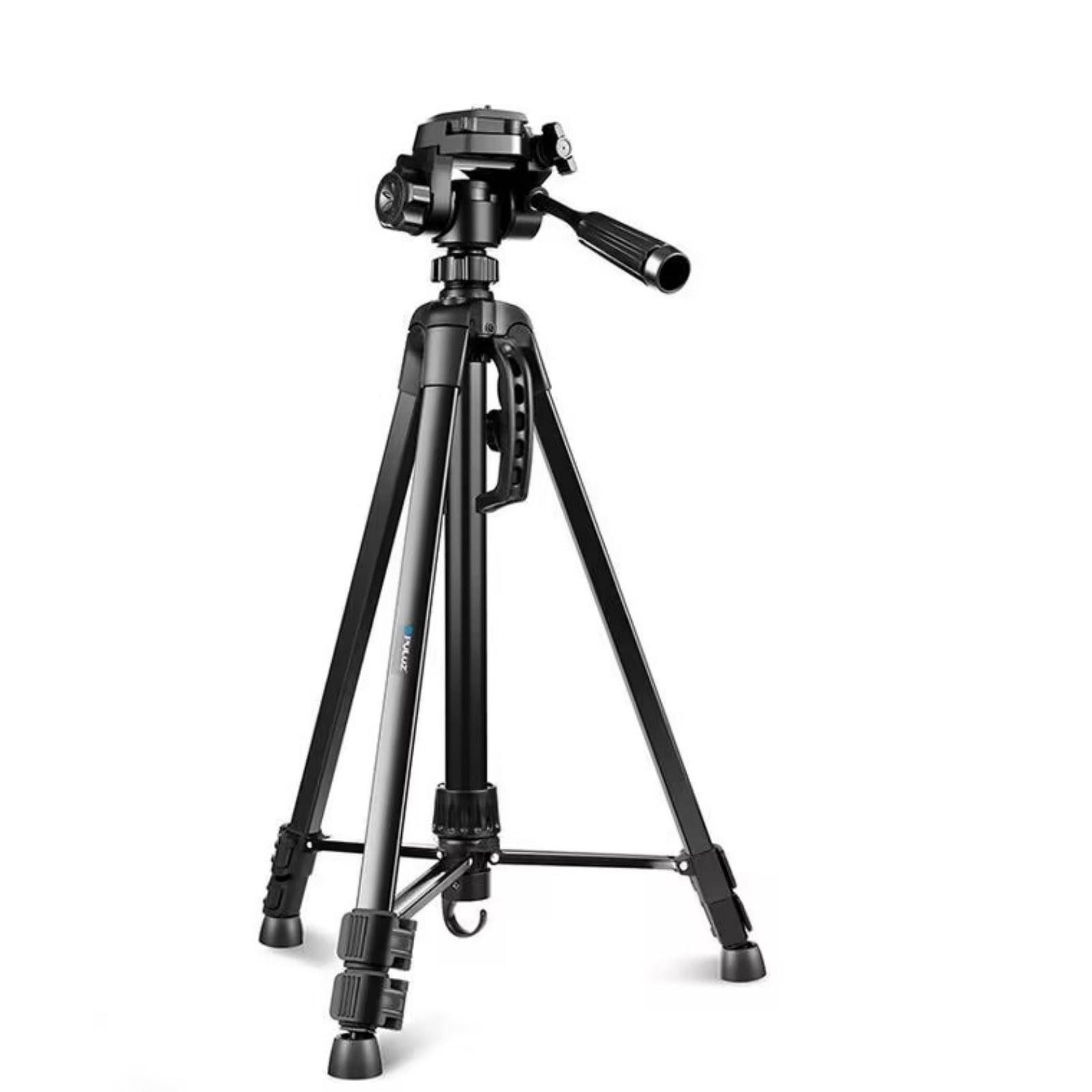 67" Camera Tripod, Portable and Flexible Tripod with Clip and Adapter, Porfessional Aluminum Tripod Stand for Mirrorless, DSLR, Phone, Camcorder, Spotting Scopes, Binoculars, Telescope