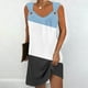 thumbnail image 4 of Vestido de Verano para las Mujeres Impreso sin Mangas Cuello en V, Fluido Casual Y Moda Vestido sin Mangas para las Mujeres, 4 of 5