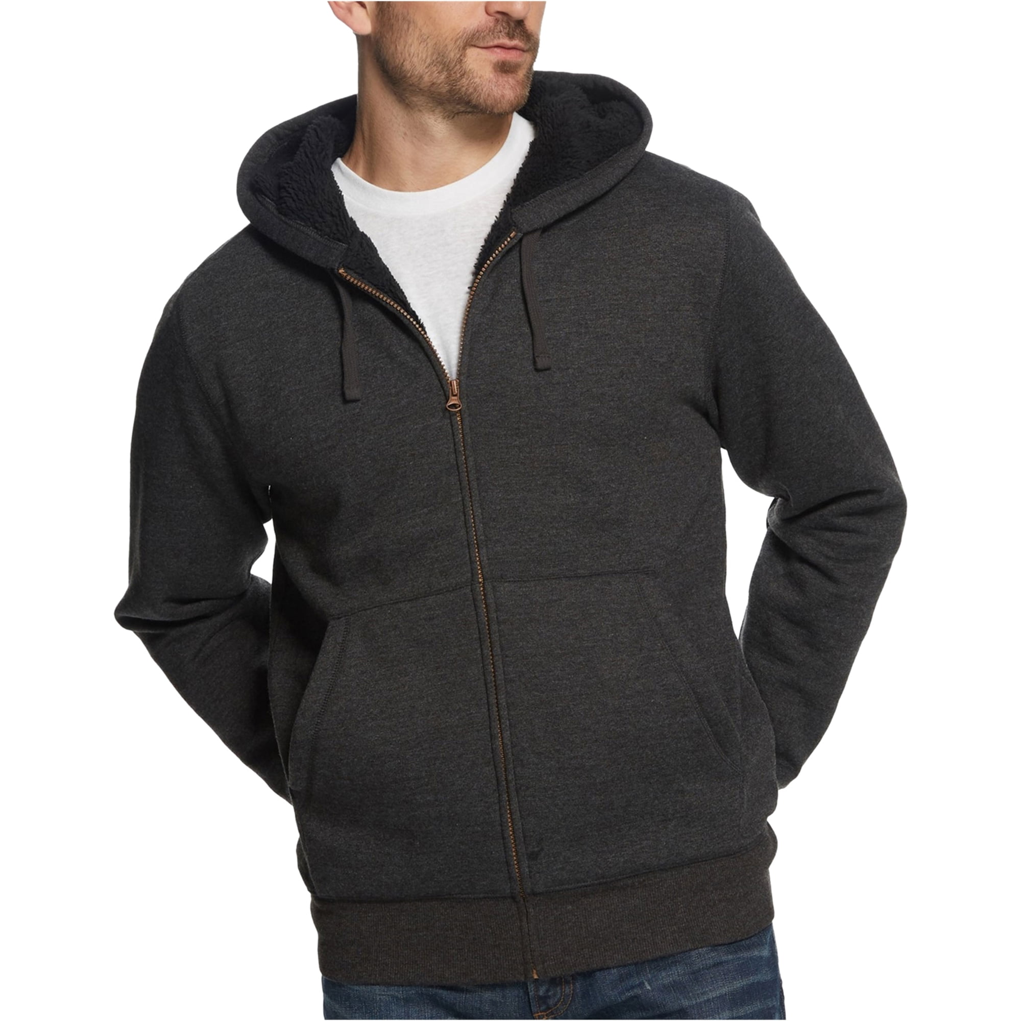 Weatherproof Mens Fleece-Lined Hoodie Sweatshirt
