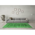 thumbnail image 3 of Ahgly Company Indoor Rectangle Oriental Emerald Green Industrial Area Rugs, 8' x 10', 3 of 4