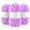 Purple, variant on Rolarhola Faux Fur Yarn for Crocheting, 3 Skeins 66yd/60m Soft Fluffy Chunky Yarn for Blankets Amigurumi Scarves Knitting Crafts (Beige)