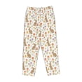 thumbnail image 4 of Xecao Happy Easter Women's Straight Lounge Pajama Pants: The Epitome of Relaxed Sleepwear, 4 of 9