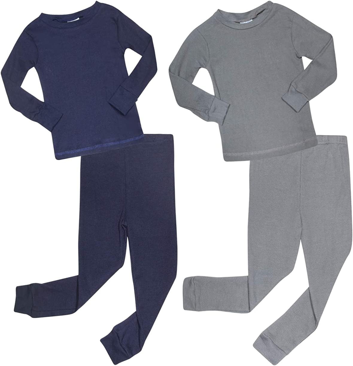 Arctic Hero Infant & Toddler Boys 4-Piece Thermal Long Underwear Set 2 Full Sets 