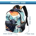 thumbnail image 2 of Yak Adjustable Shoulder Strap Backpack - Large Capacity, Printed Design, Lightweight - Business Backpack Men, Mini Backpack Toy, Mini Backpack, 2 of 6
