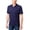 Blue - darknavyblue, variant on Club Room Mens Flag Print Performance Polo Shirt, White, Medium