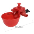 thumbnail image 2 of 12PCS Adjustable Drinking Fountain Automatic Bird Waterer Practical Drinking Bowl for Pigeons Chickens Birds, 2 of 5